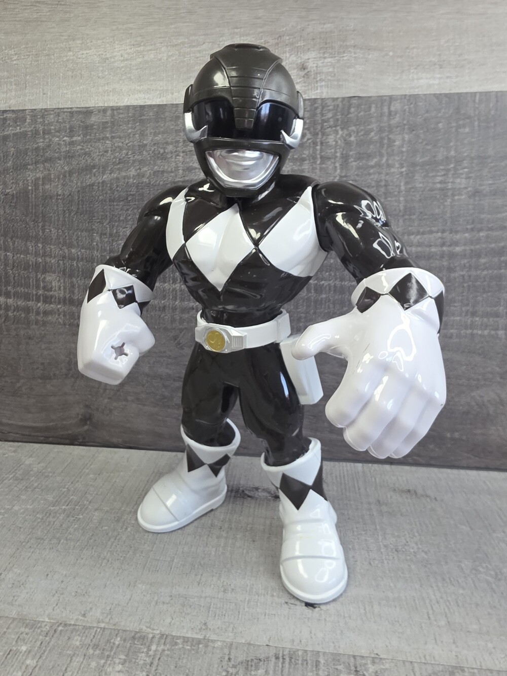 Playskool Heroes Mega Mighties Power Rangers Black Ranger 10-inch Figure b316